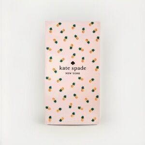 Kate Spade XL Beach Towel Oversized Pineapple PINK Print Multi Color  62" x 34"